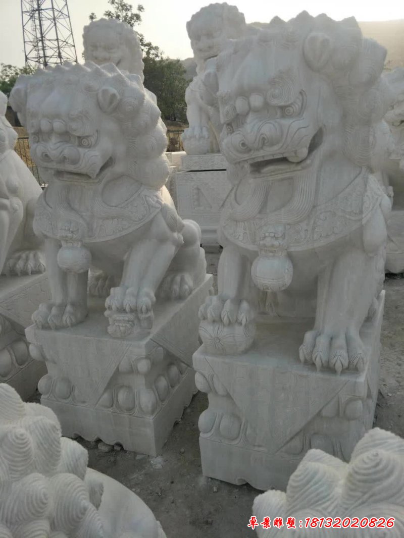 石雕仿古狮子雕塑