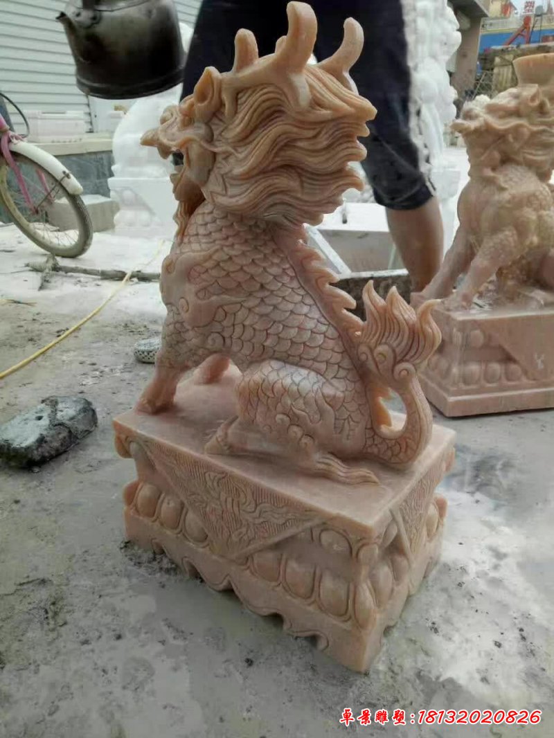 石雕动物麒麟雕塑 (5)