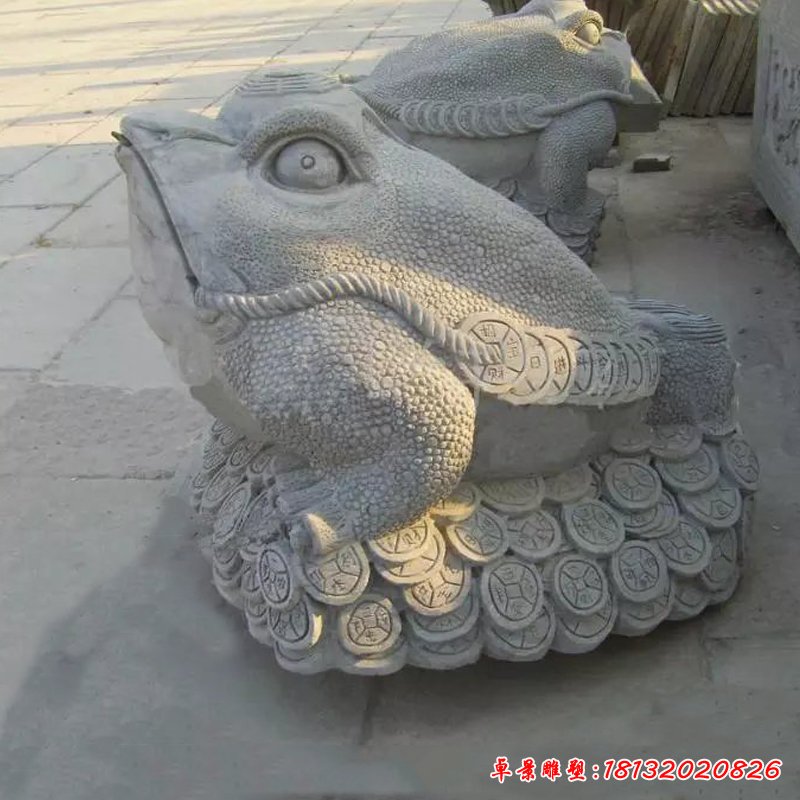 金蟾石雕，招财金蟾石雕