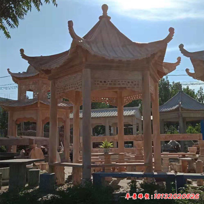 单层石凉亭 (104)