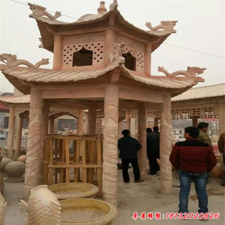 双层石凉亭 (254)