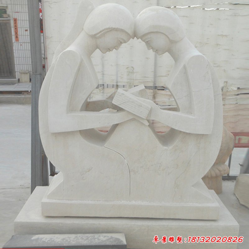 大理石情侣   广场人物摆件