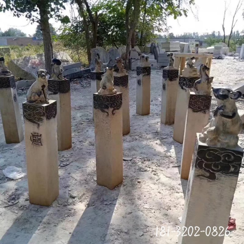 拴马桩景观石雕 (18)