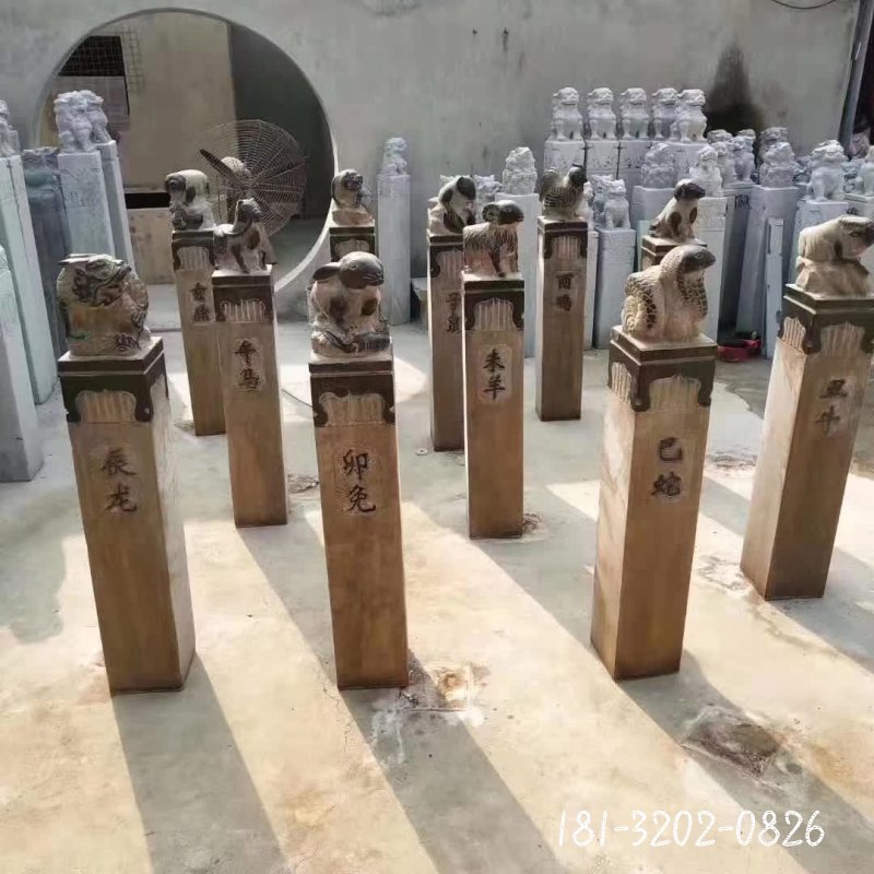 拴马桩景观石雕 (17)