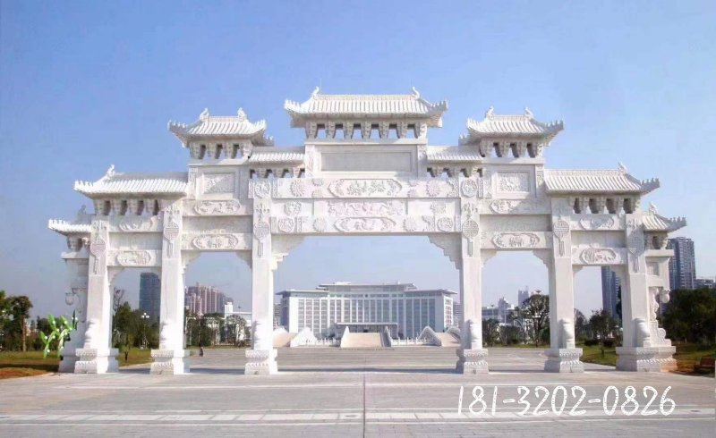 牌坊景观石雕 (6)