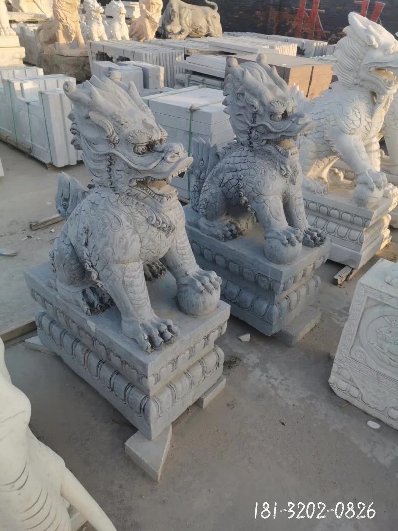 麒麟动物石雕 (28)