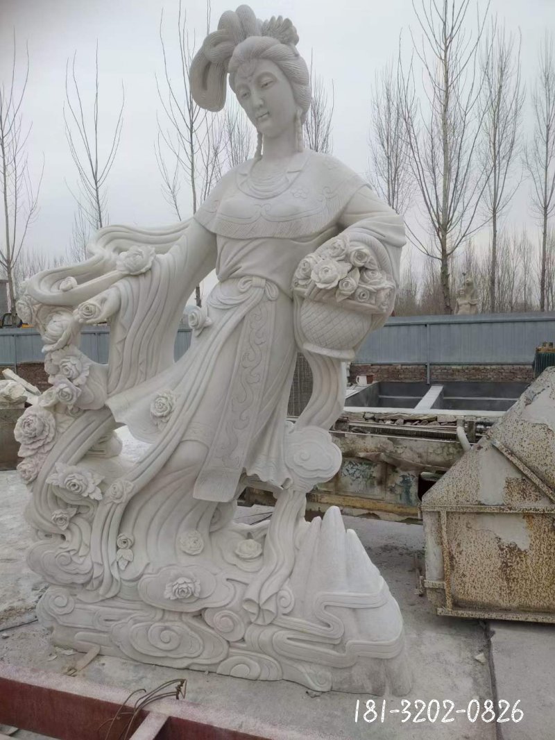 古代美女石雕 (4)