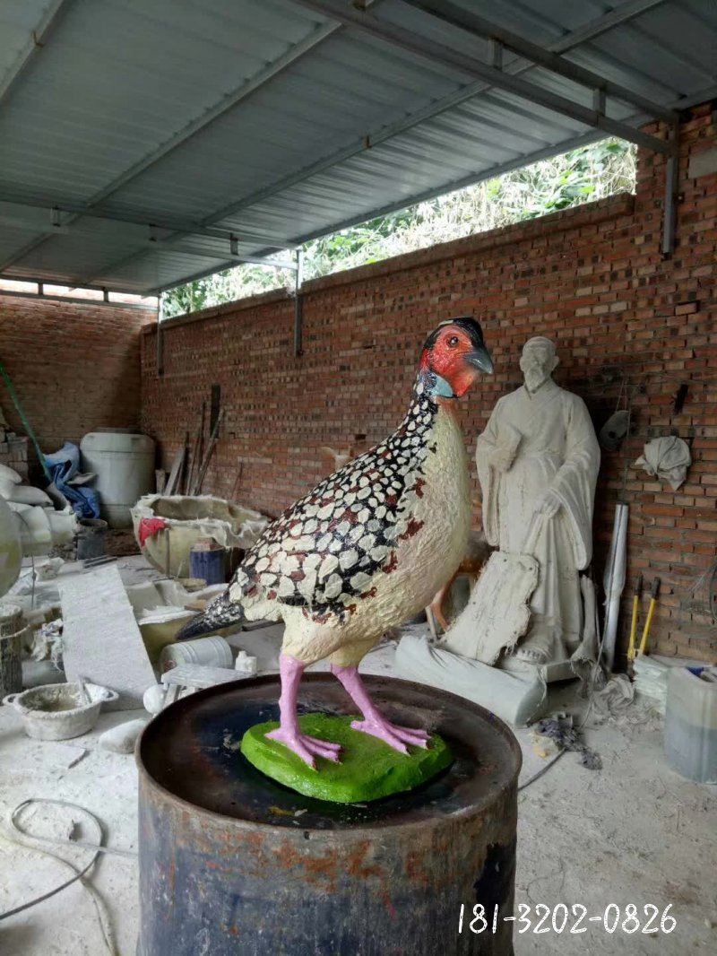 鸟动物石雕 (1)