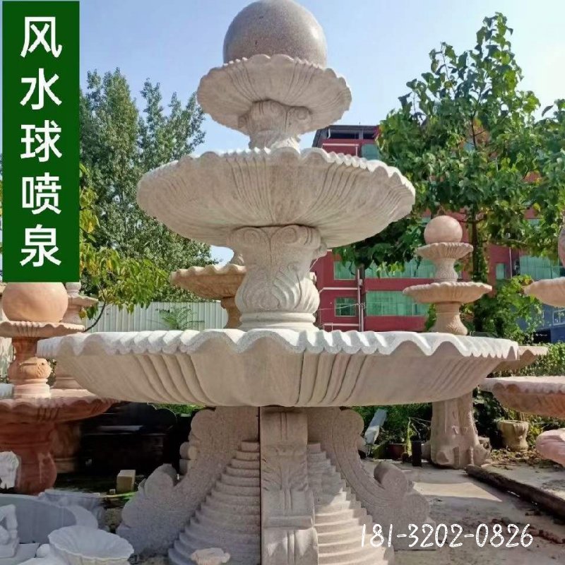 风水球石雕 (16)