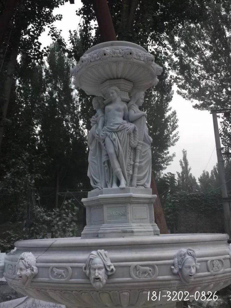 人物喷泉石雕 (2)