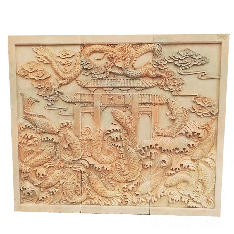 红砂岩浮雕墙 大型文字人物浮雕 校园文化墙浮雕图案刻字厂家51883