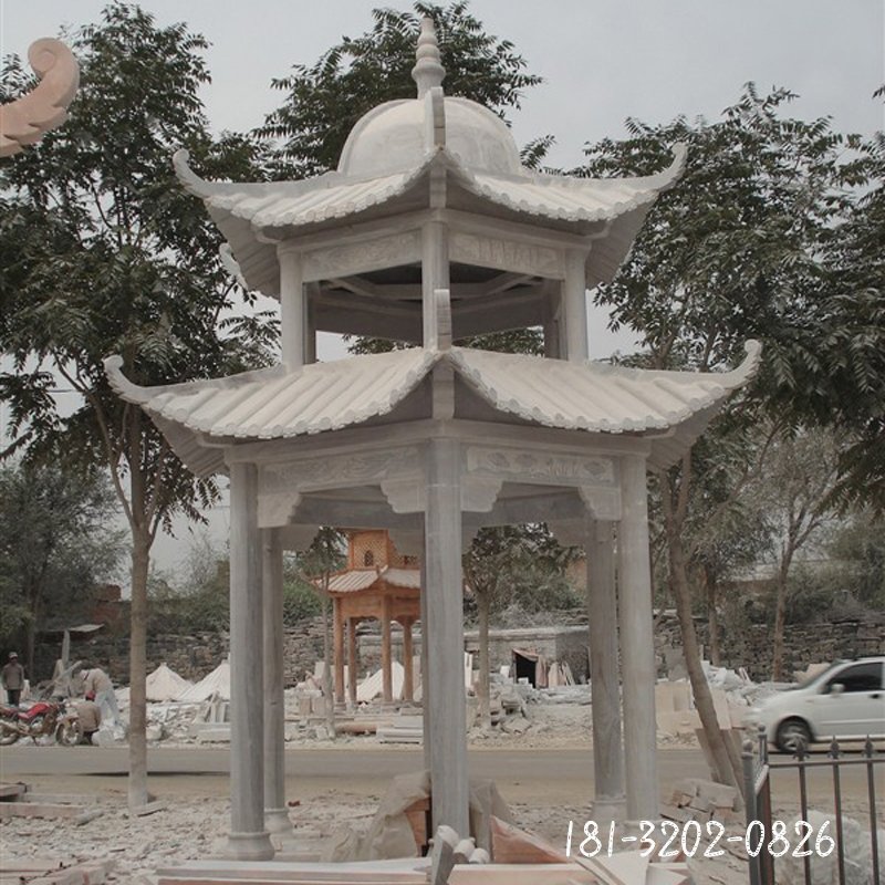 双层石凉亭 (165)