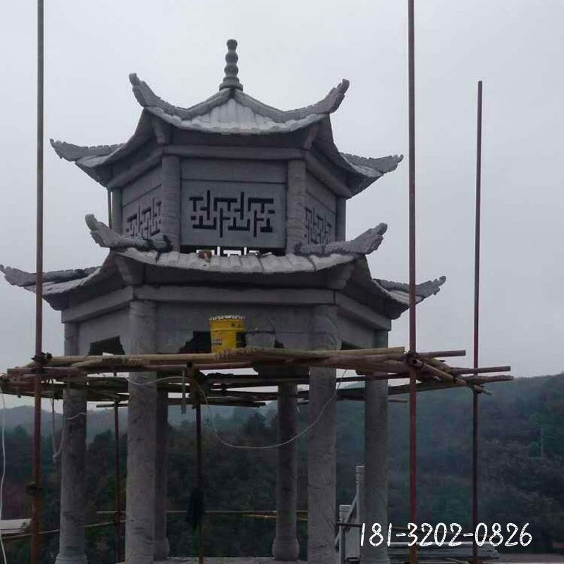 双层石凉亭 (315)