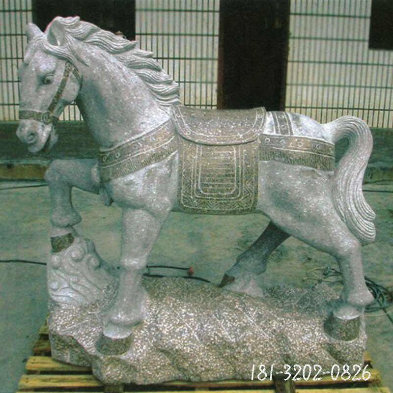 大理石生肖马雕塑 (69)