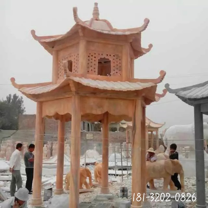 双层石凉亭 (57)