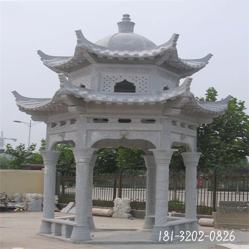 双层石凉亭 (52)