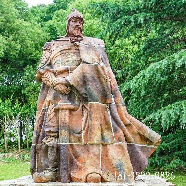 明代军事家戚继光石雕