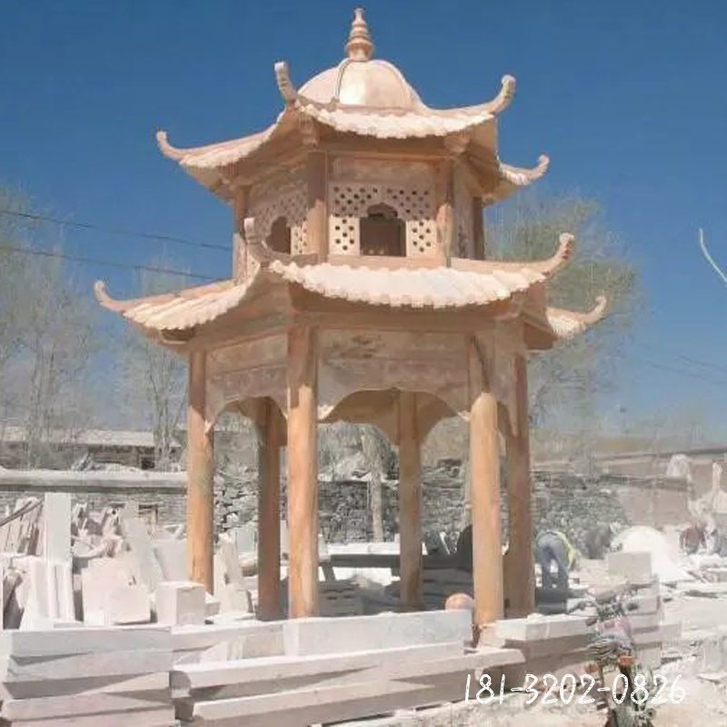 双层石凉亭 (219)