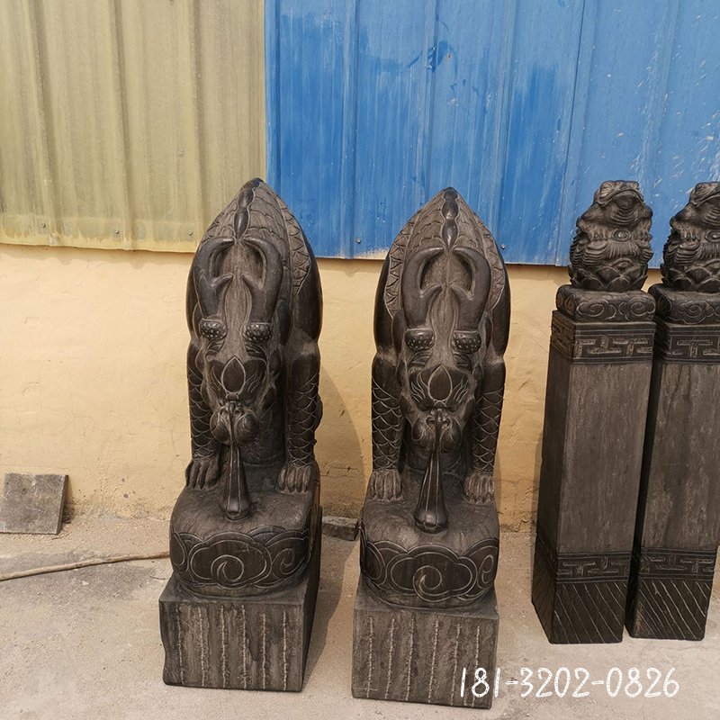 仿古吸水兽石雕 (3)