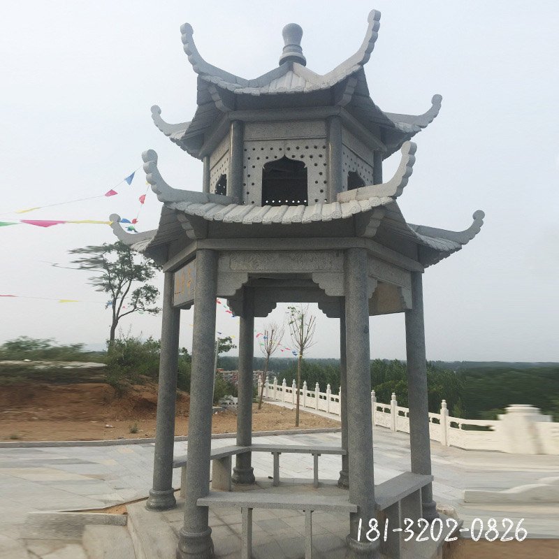 双层石凉亭 (64)