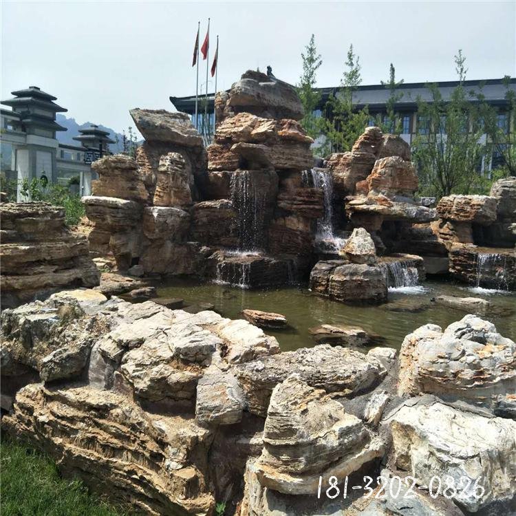 大理石小型假山石雕