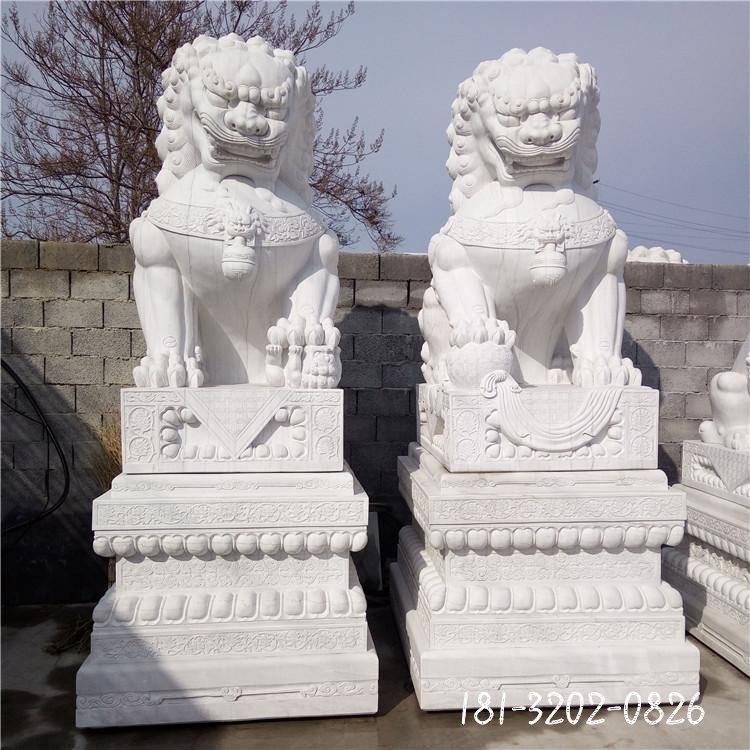 汉白玉狮子雕塑 (178)