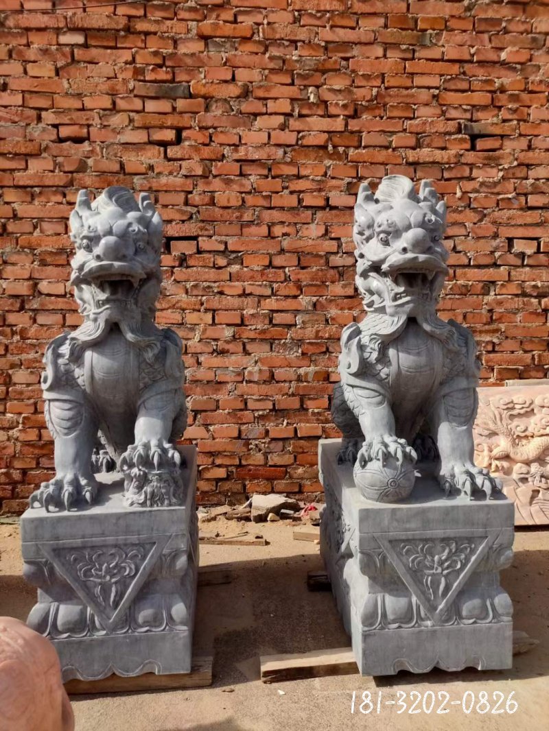 麒麟动物石雕 (21)