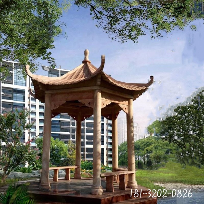 单层石凉亭 (171)