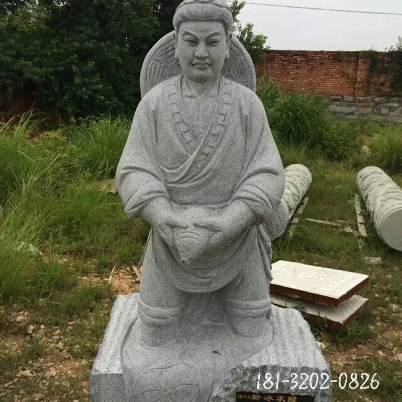 二十四孝石雕，古代人物石雕 (7)