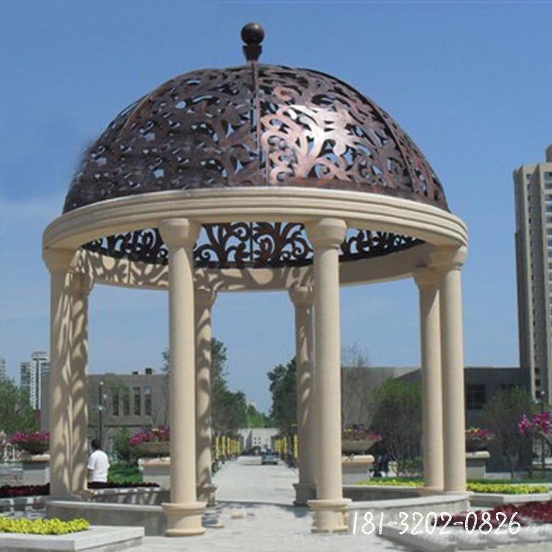 欧式圆顶石凉亭 (73)