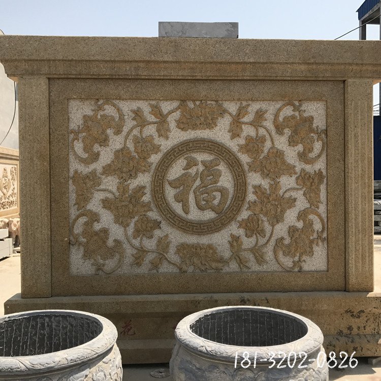 供应石雕影壁墙 大理石九龙壁浮雕 仿古石雕屏风大摆件11123