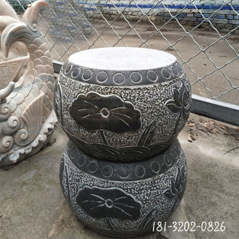 大理石石凳雕塑   石雕庭院景观摆件 (8)