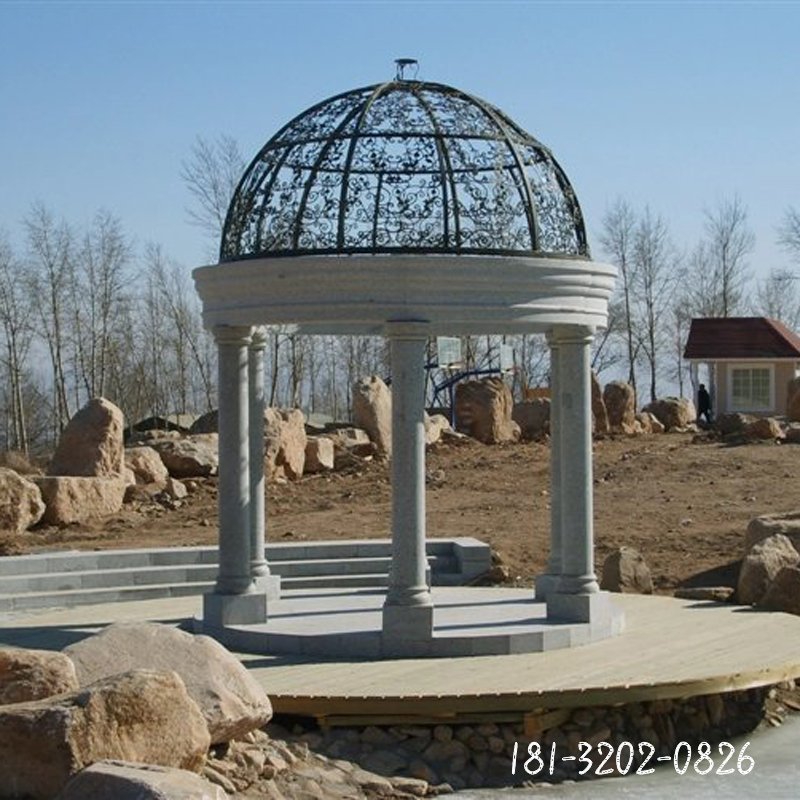 欧式圆顶石凉亭 (94)