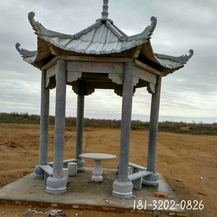 六角石凉亭 (80)