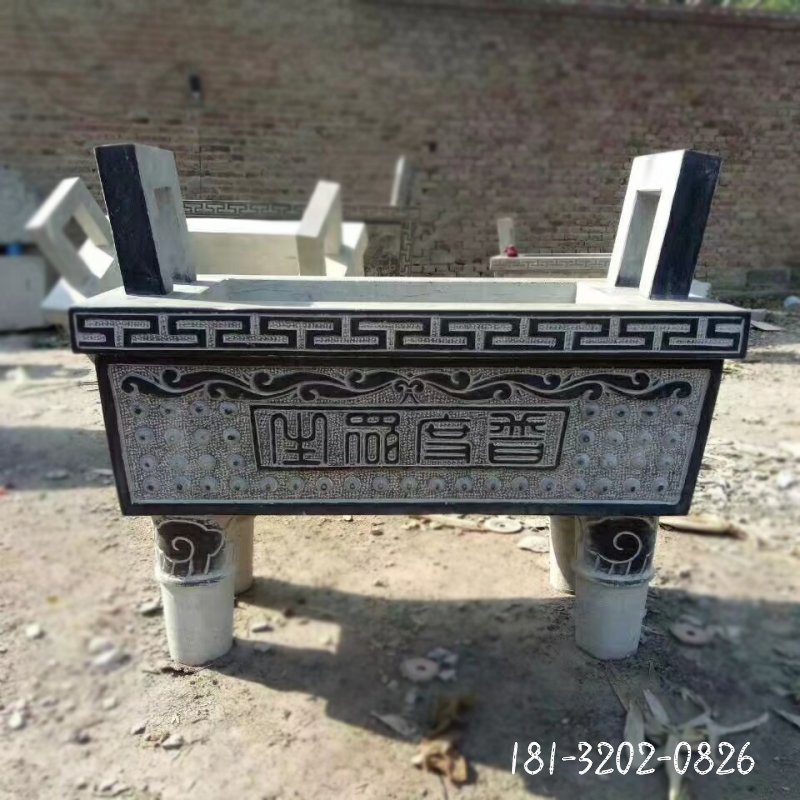 方形香炉石雕 (40)