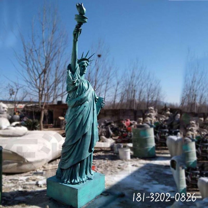 大理石自由女神 石雕西方圣母雕塑