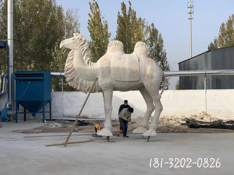 大型骆驼石雕