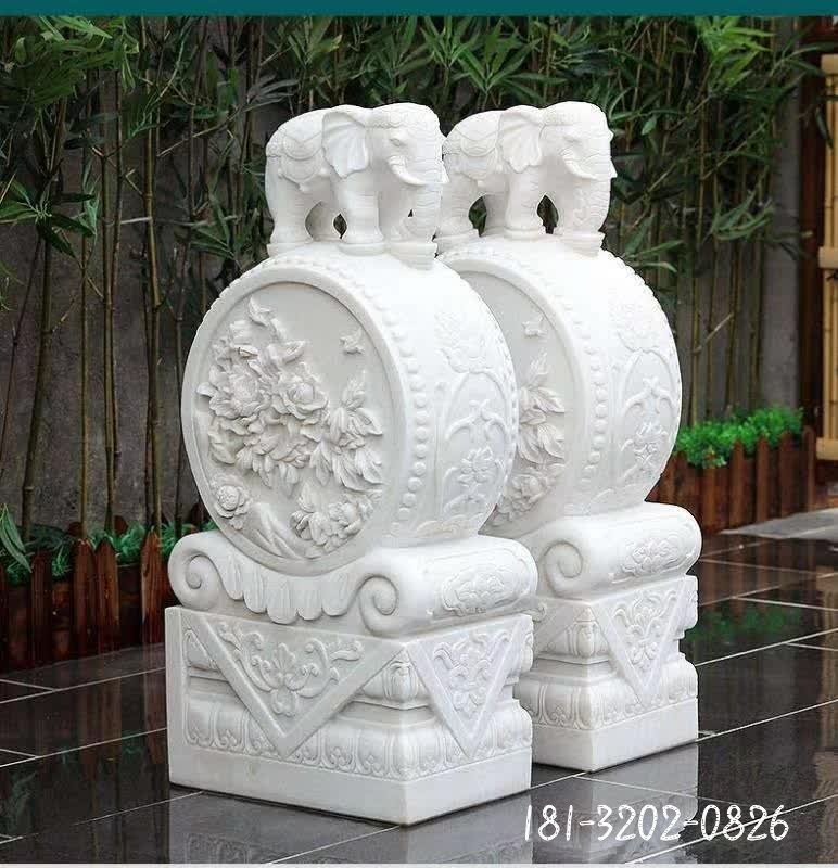 公园雕塑抱鼓石景观石雕 (100)