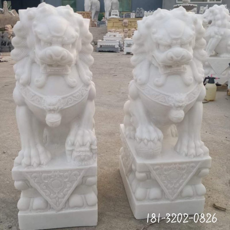 狮子动物石雕 (41)