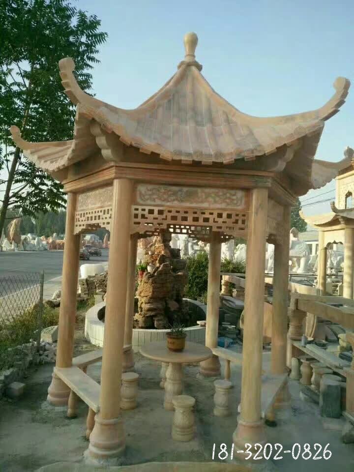 凉亭景观石雕 (3)