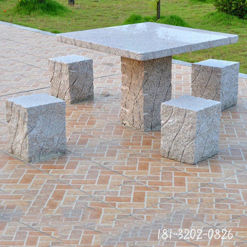 公园石桌椅，大理石桌凳