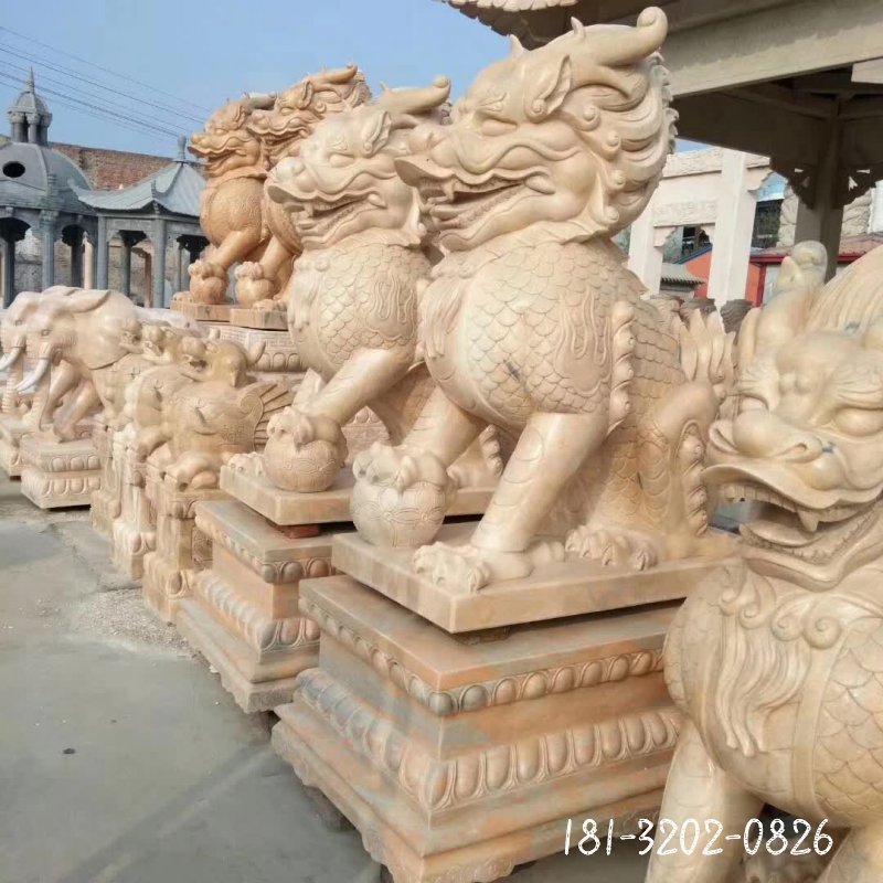 貔貅动物石雕 (6)