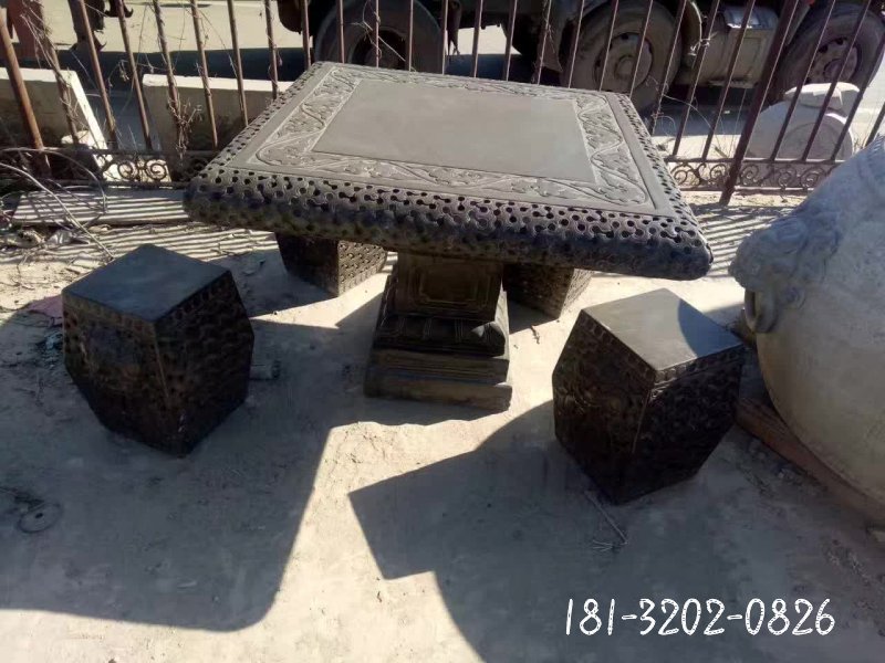方桌景观石雕 (13)
