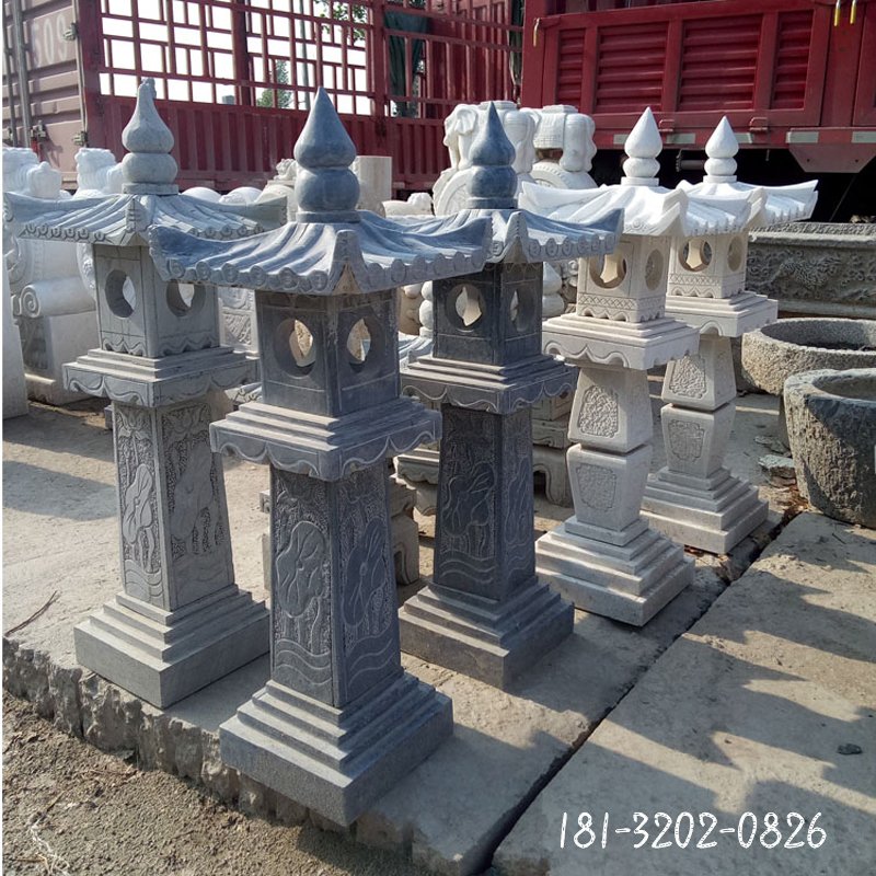 公园仿古石灯 石雕宫灯 (15)