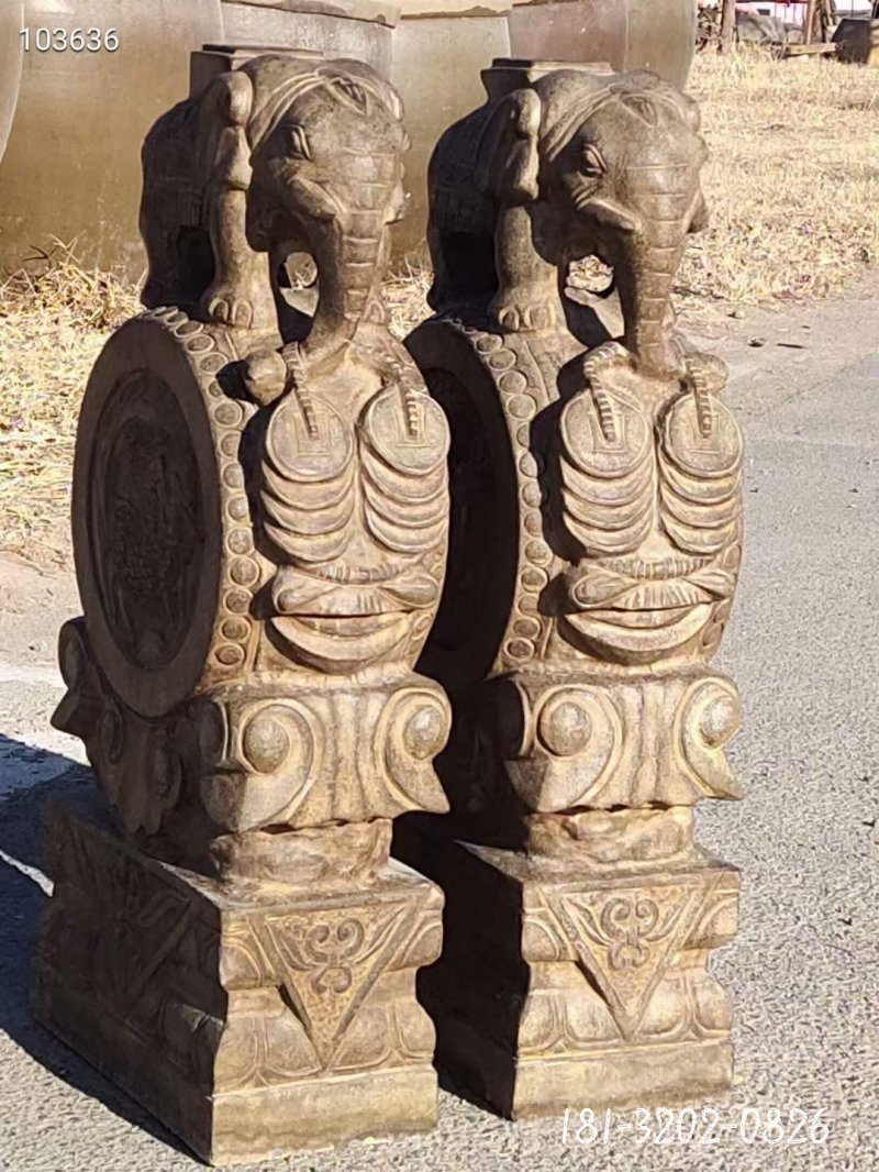 抱鼓石景观石雕 (25)