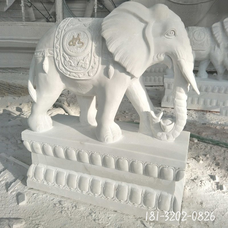 大理石小象雕塑 (119)