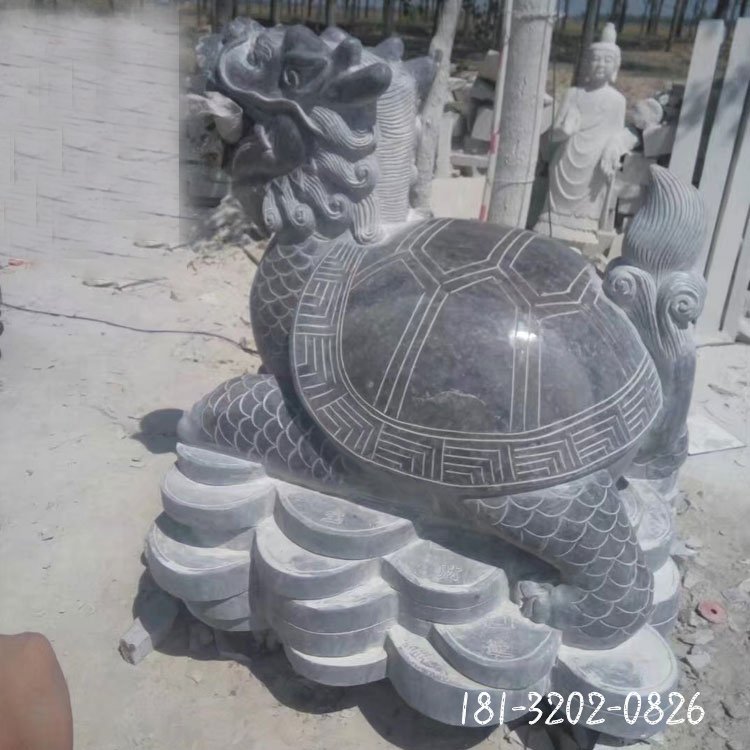 仿古龙龟石雕 (5)