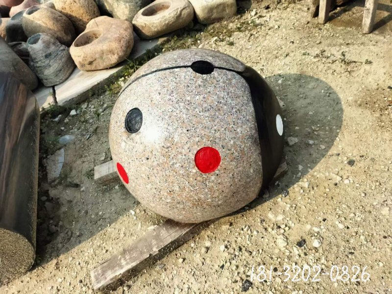 七星瓢虫动物石雕 (3)