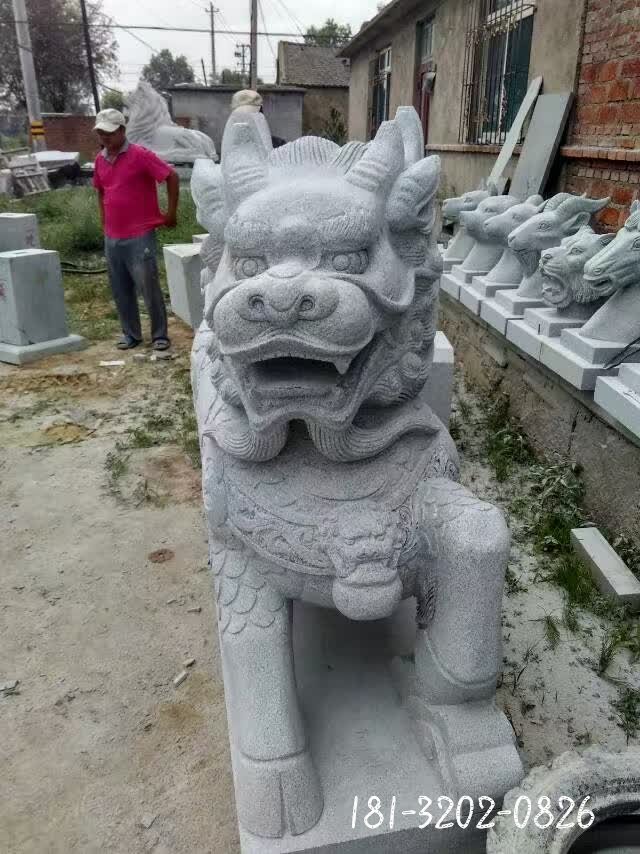 貔貅动物石雕 (1)