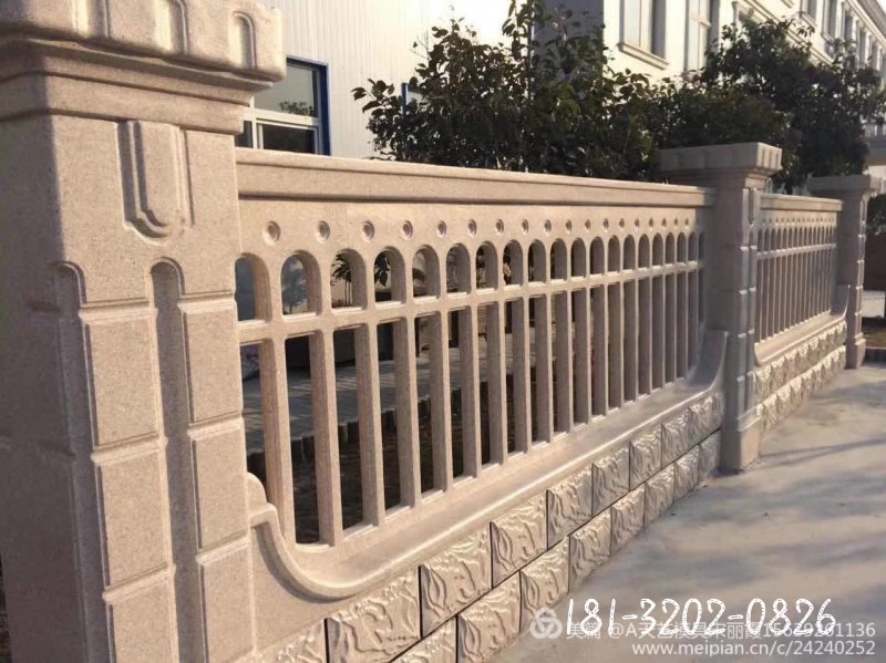 栏杆景观石雕 (13)